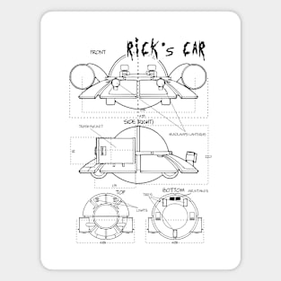 Rick's car Magnet